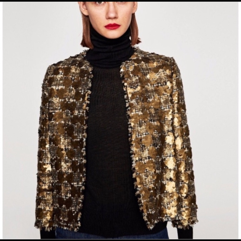 Limited edition Zara sequin jacket